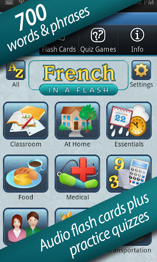 【免費教育App】French In A Flash-APP點子