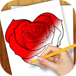 Cover Image of ダウンロード Learn to Draw Love Hearts 3.01 APK