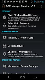 ROM Manager - screenshot thumbnail