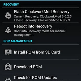 ROM Manager