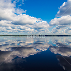 Clouds Reflected by Christopher Fenning - Landscapes Cloud Formations