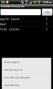 Yolanda's Grocery List Screenshots 6