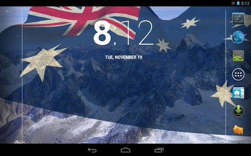 3D Australia Flag LWP + Screenshots 0