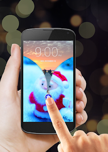 download Santa Claus Zipper Lock free