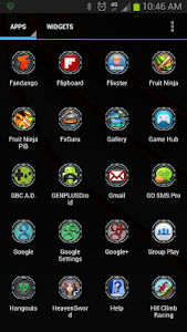 HD Icons: Dark Edges - Metal screenshot 2