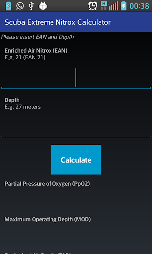 Scuba Extreme Nitrox Calc