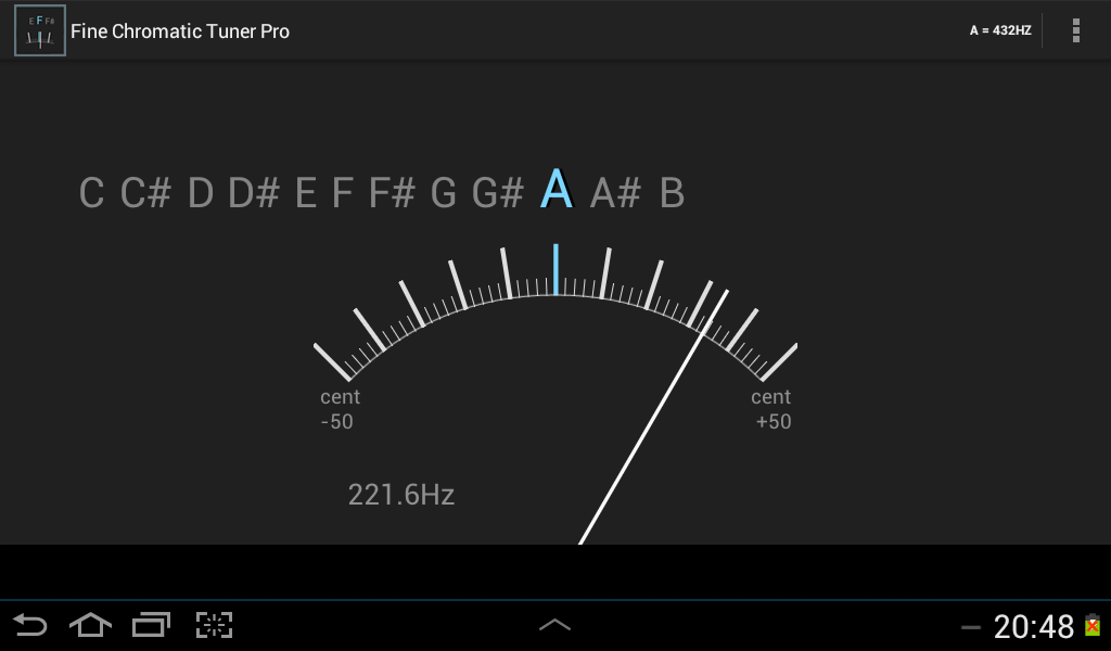 Fine Chromatic Tuner Pro Android Apps on Google Play