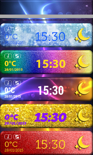 免費下載天氣APP|Glitter Weather Clock Widget app開箱文|APP開箱王