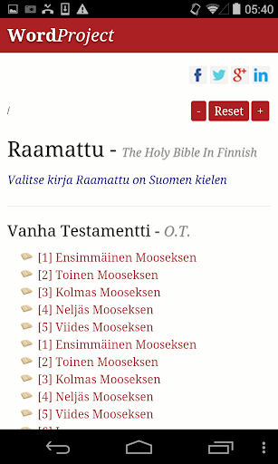Finnish Bible