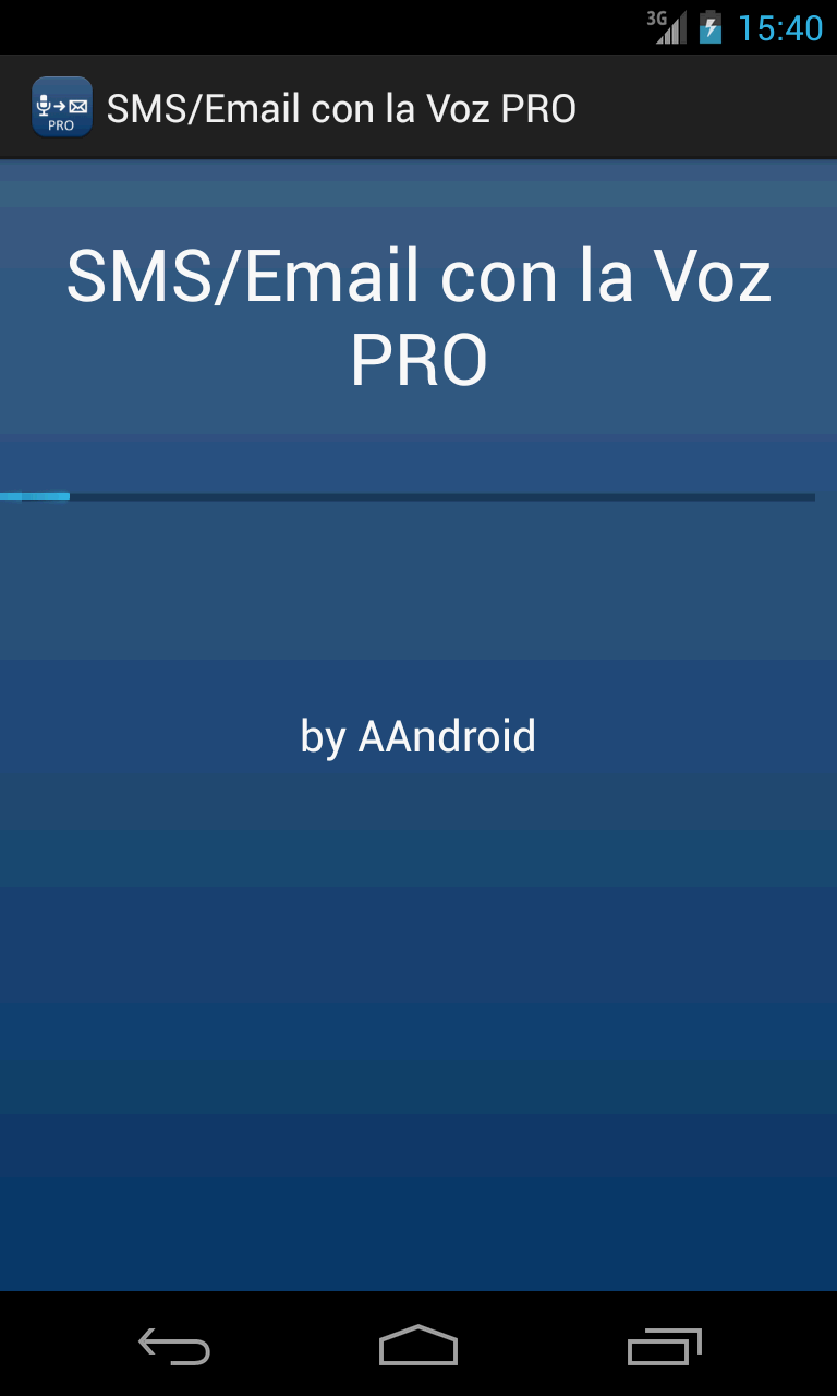 Android application SMS / Email by Voice PRO screenshort