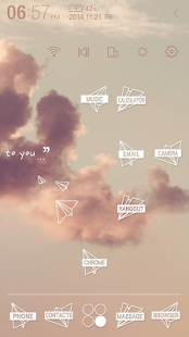 How to download Paper airplane Atom Theme 1.0 mod apk for bluestacks