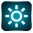 Brightness mobile app icon