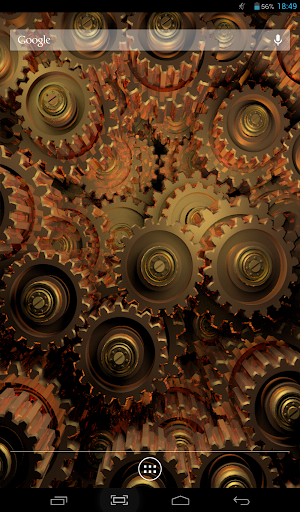 Golden Gears Live Wallpaper