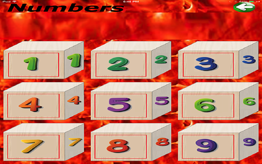 Kidz Learn Screen 3