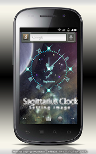 12星座☆射手座アナログ時計ウィジェット Screenshots 10