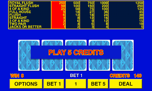 Jacks or Better - Video Poker