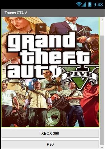 Trucos GTAV PS3 XBOX 360