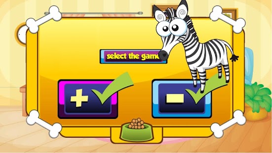 Zebra Kid Game Simple Math Screenshots 7