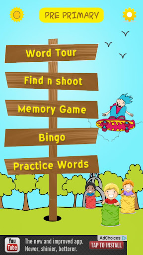 Sight Words with Word Bingo