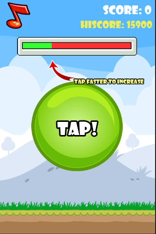 Tap the Green Button