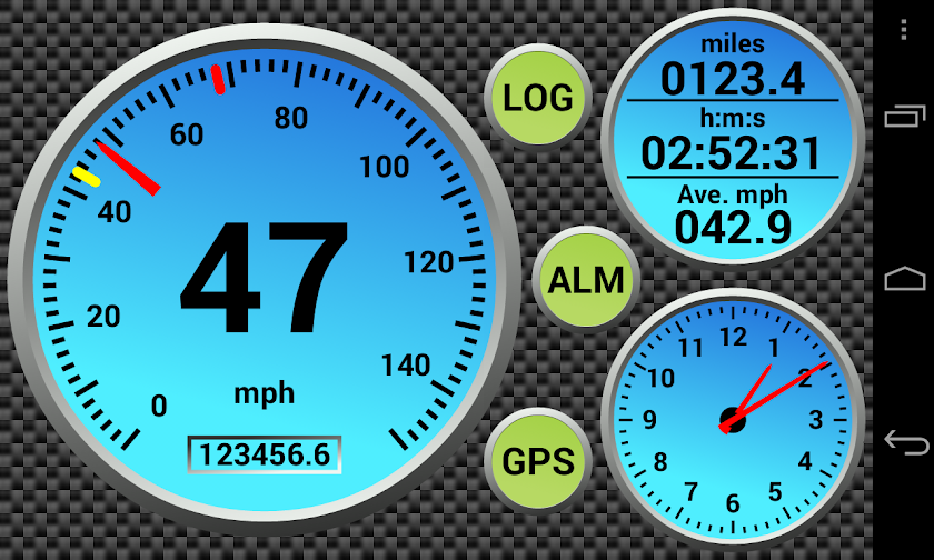 DashMate: GPS Speedometer Screen 3