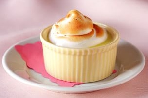 Lemon Pots de Cr&amp;#232;me with Swiss Meringue Br&amp;#251;l&amp;#233;e
