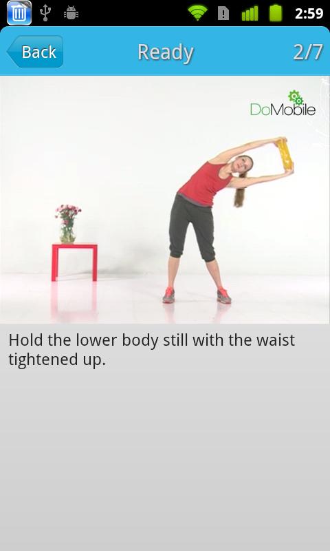 Ladies Home Workout Screen 2