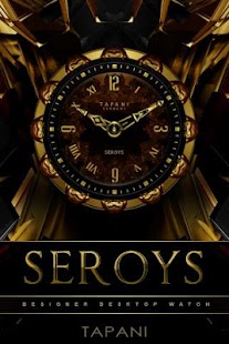 Free SEROYS Luxury Clock Widget APK for Android