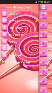 Free Download GO SMS Sweet Candy APK