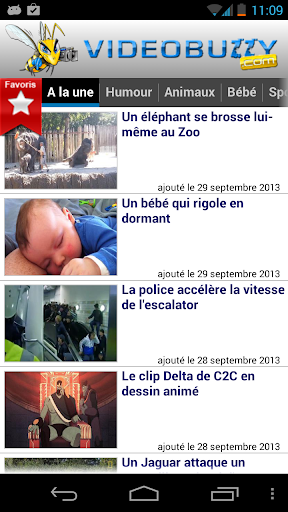 Les vidéos de Videobuzzy.com