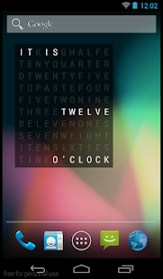 Lastest Word Clock Widget APK