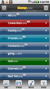 GangBook-group contact manager