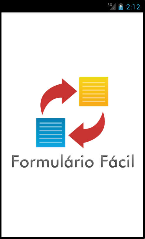 Android application Formulario Facil screenshort