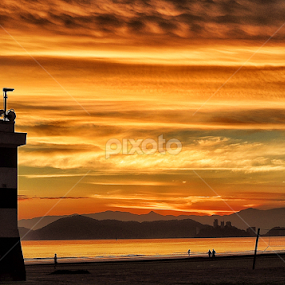 Ponta da Praia - Santos/SP by Edson Leguth - Landscapes Beaches