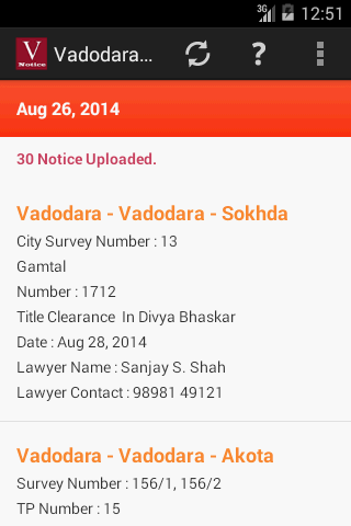 Vadodara Land Notice