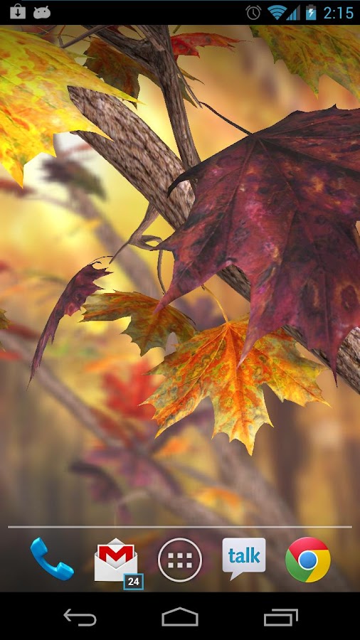 Autumn Tree Live Wallpaper - screenshot