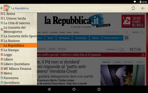 【免費新聞App】Quotidiani Italiani-APP點子