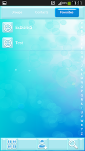 Free Baby Blue Dialer Theme APK for PC