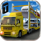 3D Car Transport Trailer Free