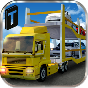 3D Car Transport Trailer Free logo