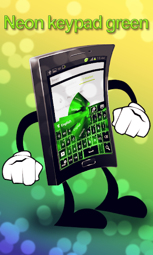 Neon Keypad Green