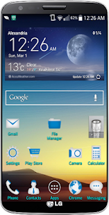 Free Perfect Blue LG Home Theme APK for Android