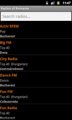 Radios of Romania