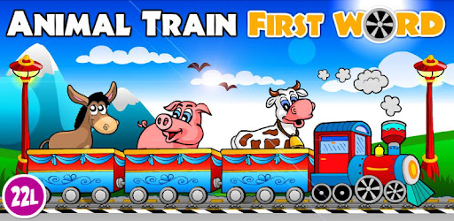 Kids Animal Train: First Word -  apk apps