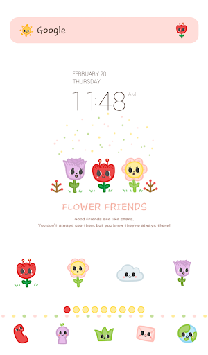 flower friends dodol theme