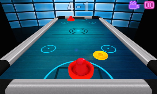 【免費模擬App】3D Glow Air Hockey Game-APP點子