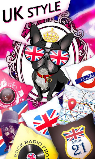 UK Style GO Launcher Theme