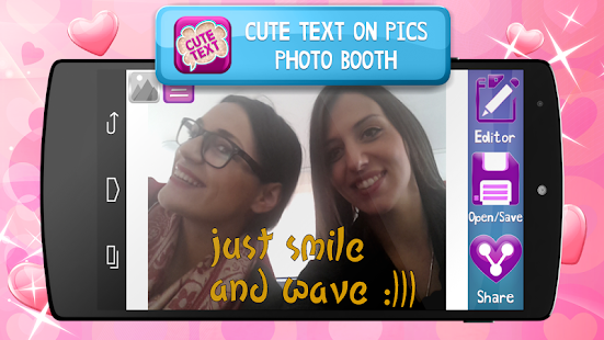 Cute Text on Pics Photo Booth Screenshots 3