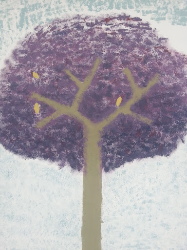 Purple Tree Mural