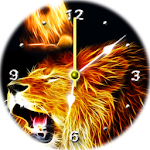 Lion Analog Clock Apk